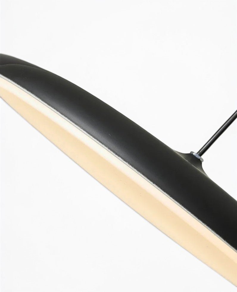 Luminaire Suspension Design Disque Plat Minimaliste Aluminium — 4 Finitions