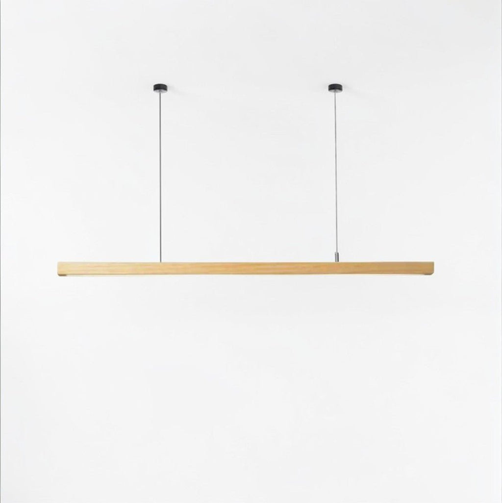 Suspension Luminaire Bois Linéaire LED