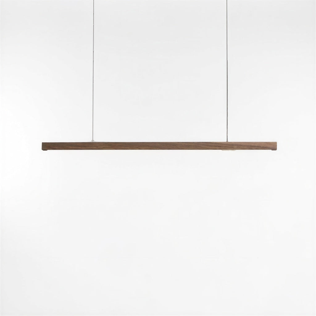 Suspension Luminaire Bois Linéaire LED