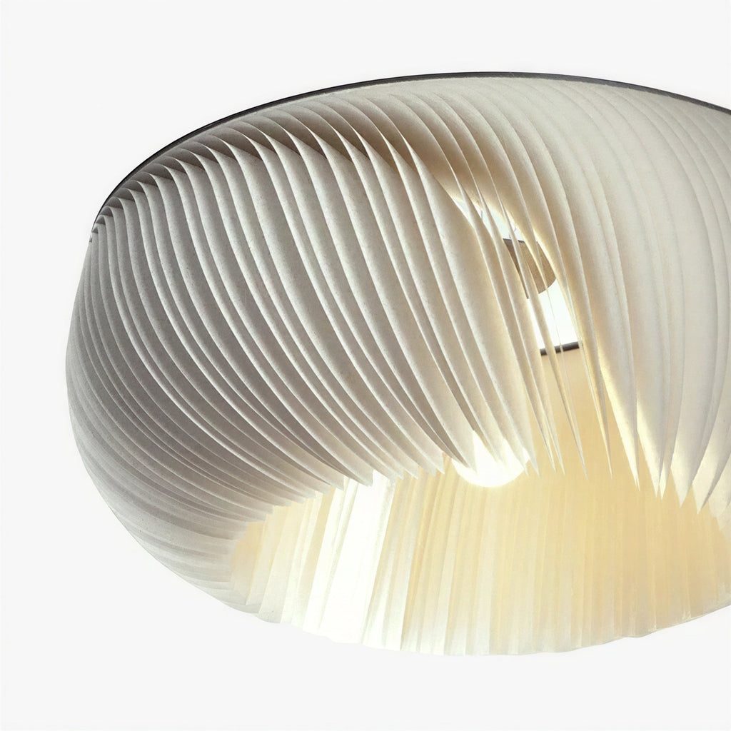 Suspension Luminaire Design Acrylique Parchemin Moderne