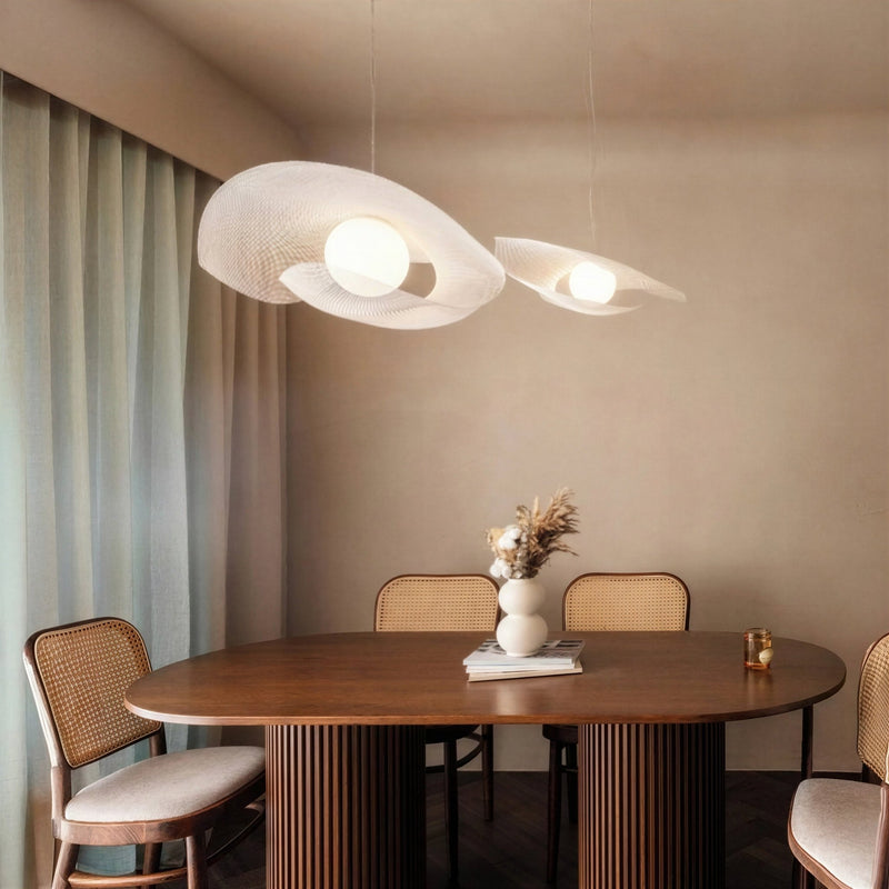 Suspension Luminaire Design Bauhaus Métal Nickel Nordique