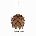 Suspension Luminaire Design Bois Massif Cône Nordique — 4 Tailles | 3 Couleurs