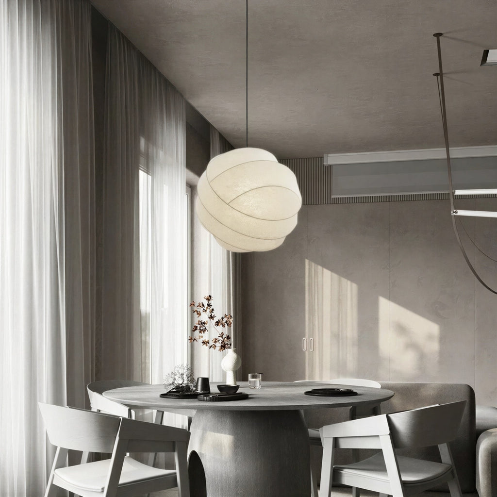 Suspension Luminaire Design Boule Papier de Riz Noguchi — 3 Tailles | D40 D50 D60 cm