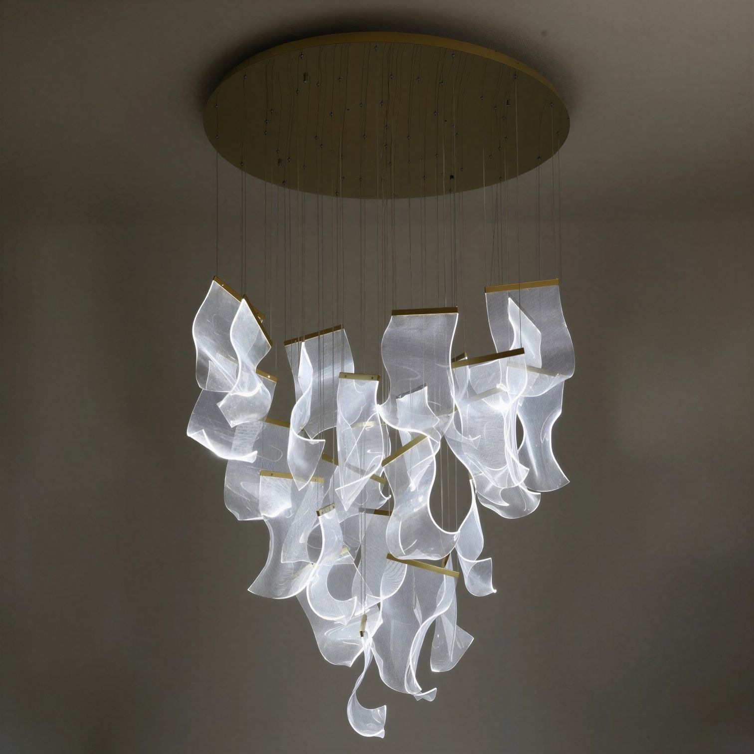 Suspension Luminaire Design Duplex Multi-Têtes