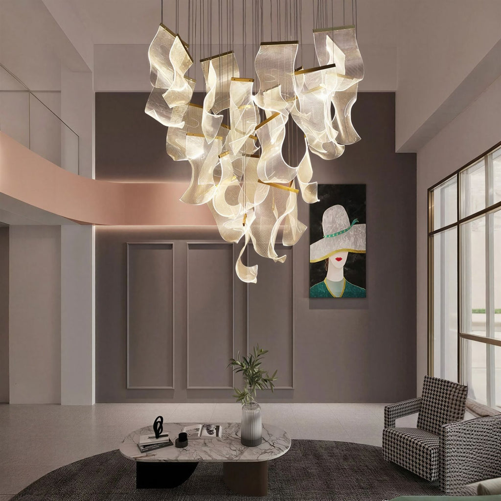 Suspension Luminaire Design Duplex Multi-Têtes