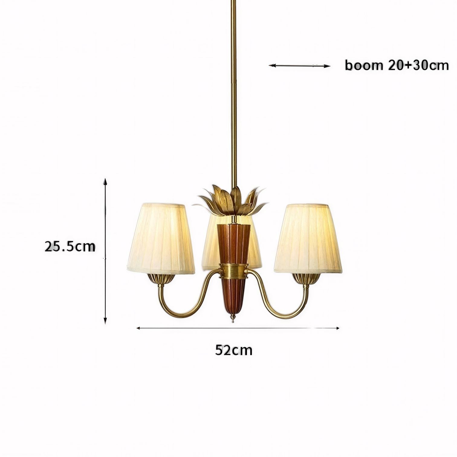 Suspension Luminaire Design Haussmann Tissu Blanc