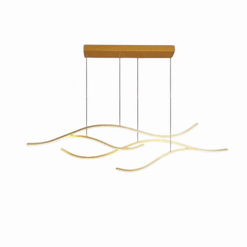 Suspension Luminaire Design Linea Dorée Dimmable