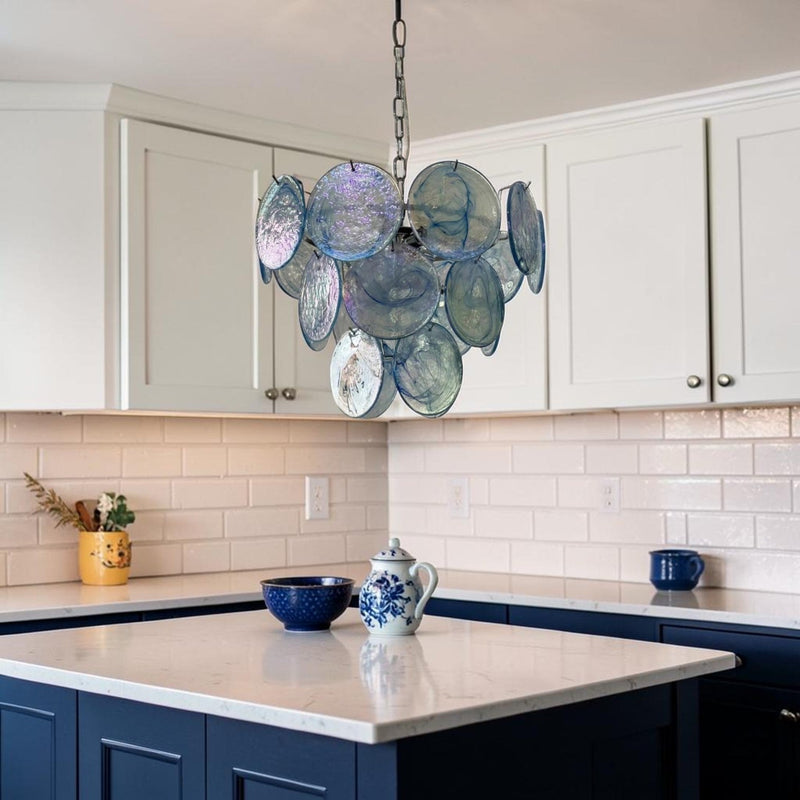 Suspension Luminaire Design Lustre Murano Vintage Style Français