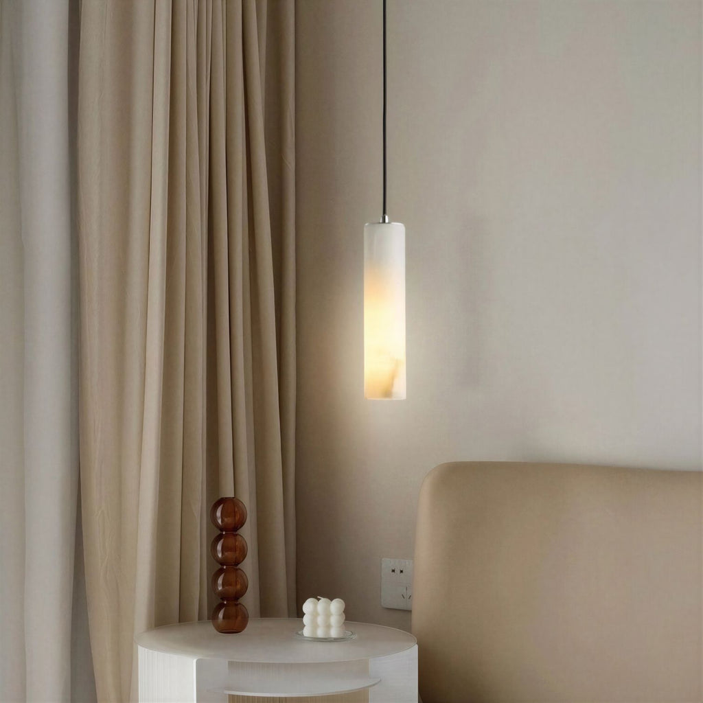 Suspension Luminaire Design Marbre Cuivré Postmoderne