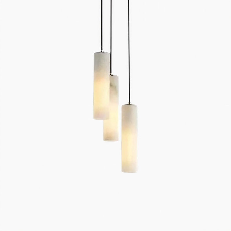 Suspension Luminaire Design Marbre Cuivré Postmoderne
