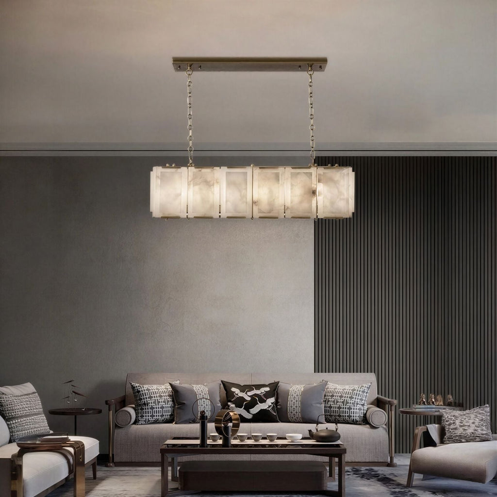 Suspension Luminaire Design Opéra Marbre