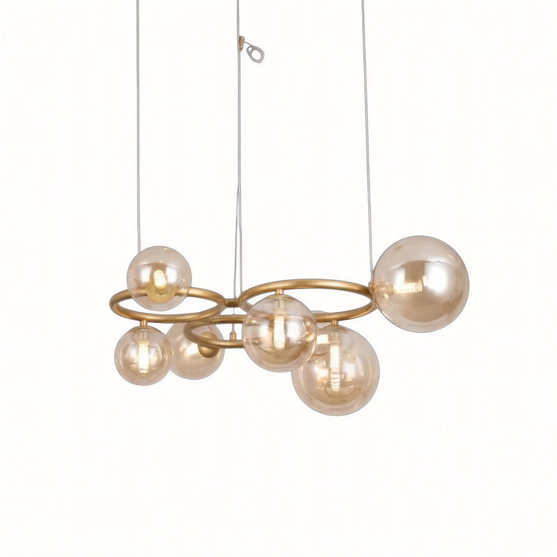 Suspension Luminaire Design Orbe Cristal Nordique