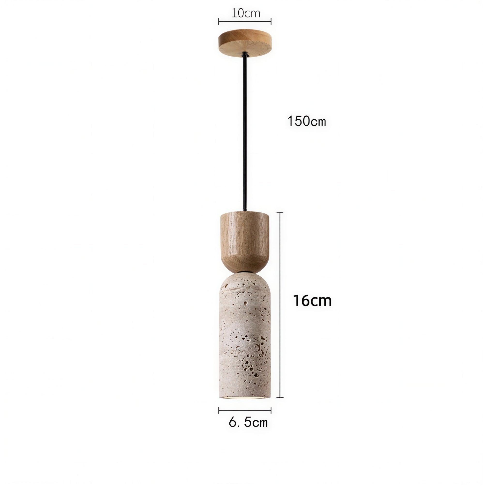 Suspension Luminaire Design Pierre Wabi-Sabi Bois — Rondins ou Noyer | E27