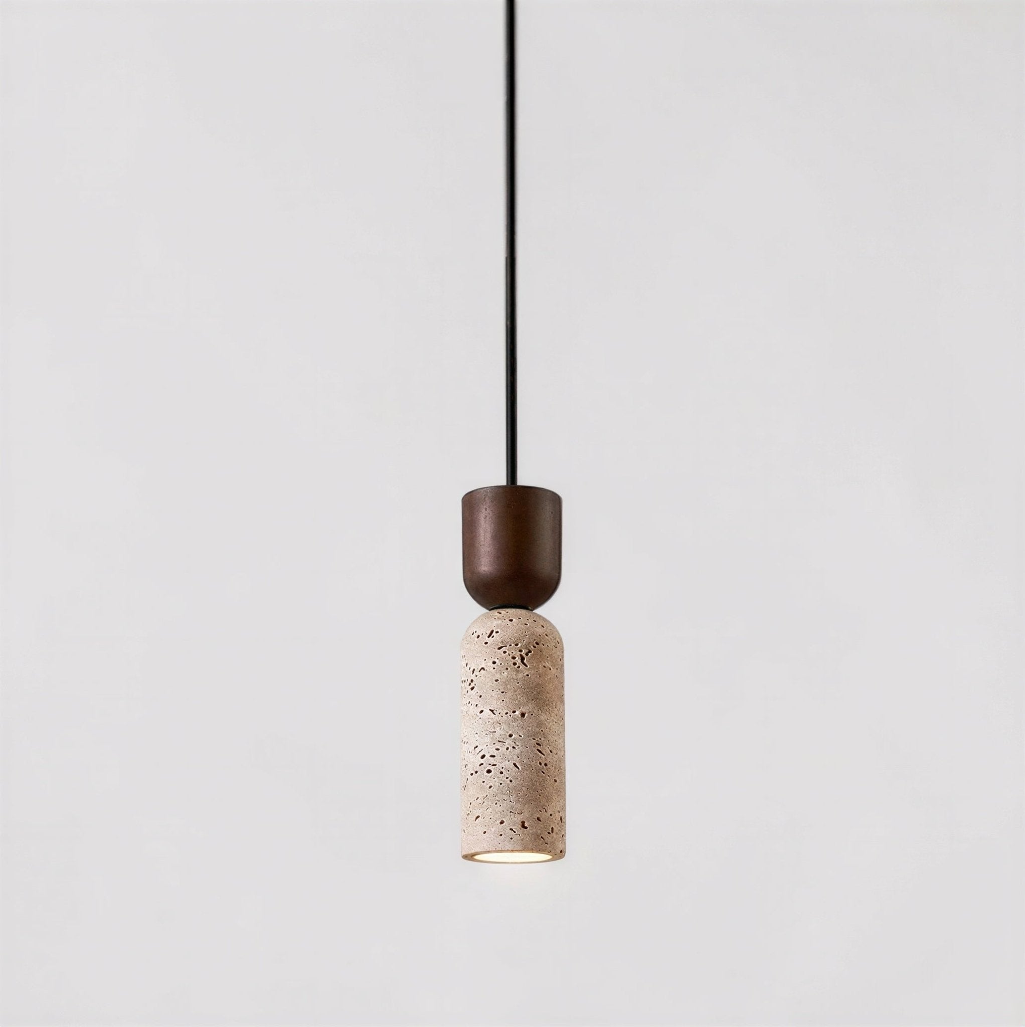 Suspension Luminaire Design Pierre Wabi-Sabi Bois — Rondins ou Noyer | E27