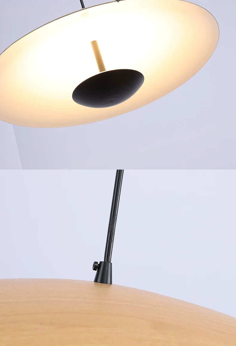 Suspension Luminaire Design Plateau Bois Nordique