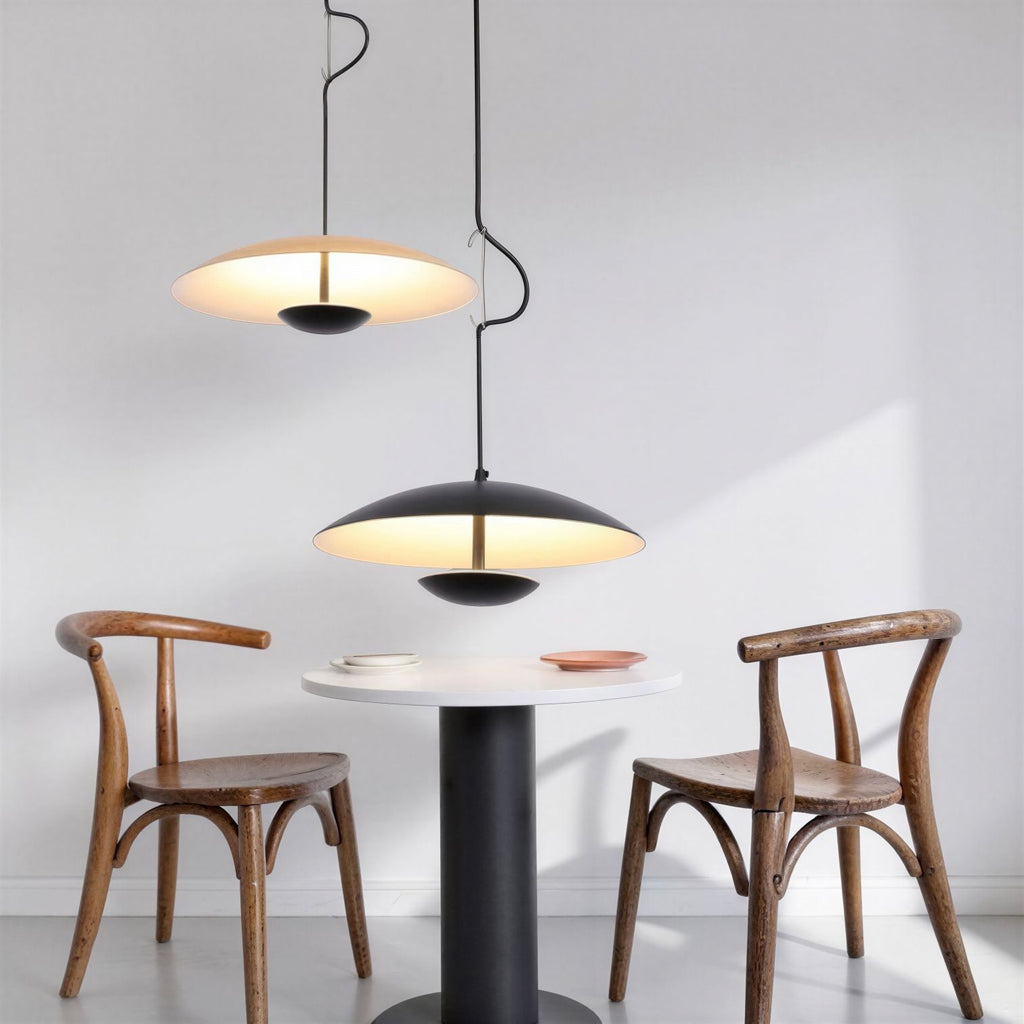Suspension Luminaire Design Plateau Bois Nordique