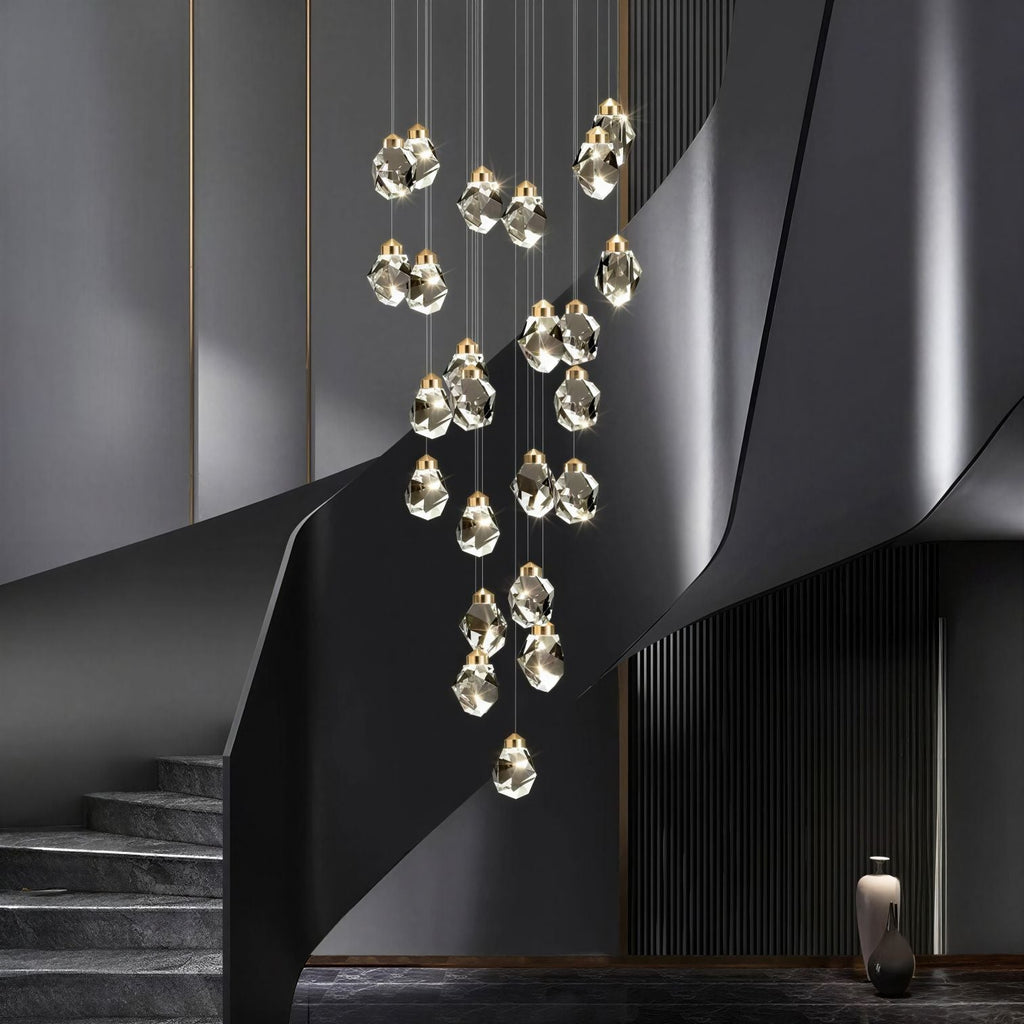 Suspension Luminaire Design Pluie de Cristal
