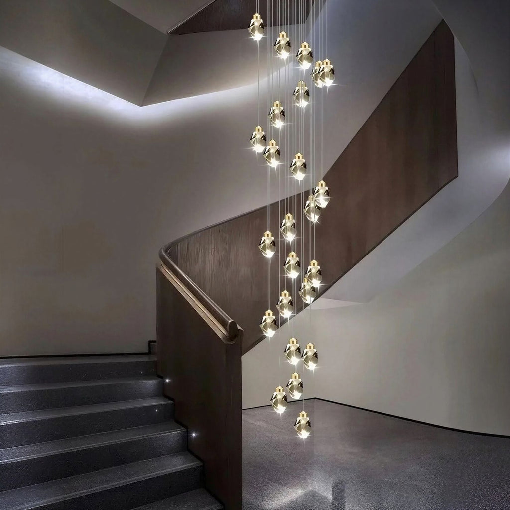 Suspension Luminaire Design Pluie de Cristal