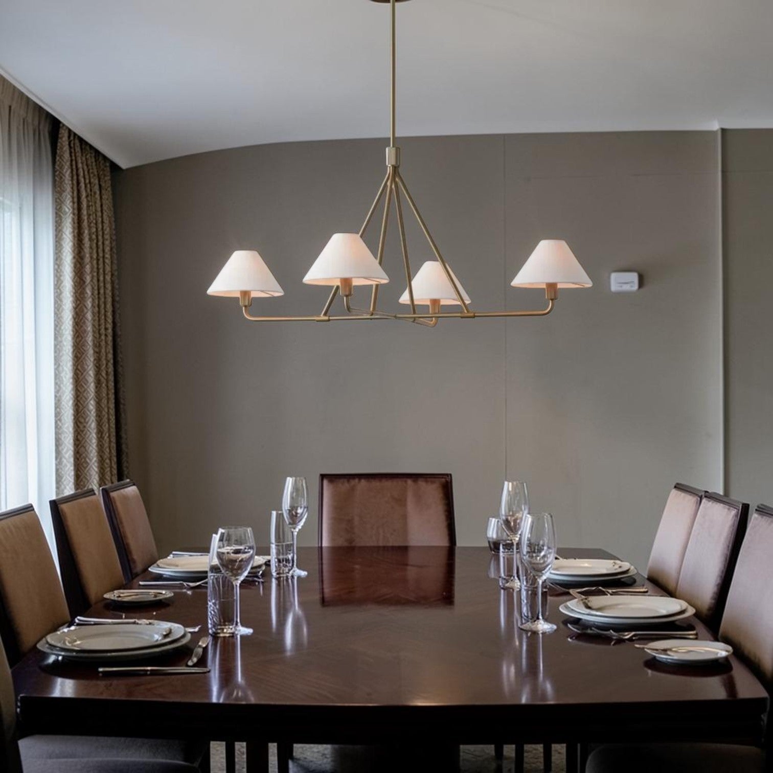 Suspension Luminaire Design Tissu Tressé Style Américain