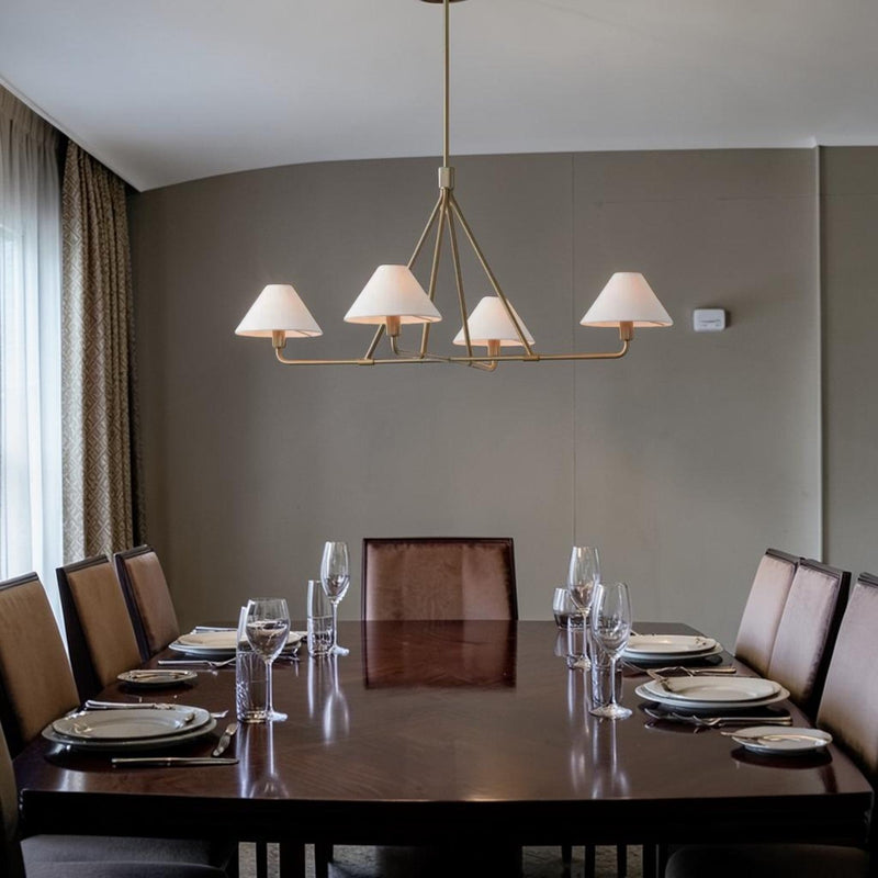 Suspension Luminaire Design Tissu Tressé Style Américain
