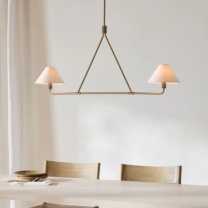 Suspension Luminaire Design Tissu Tressé Style Américain