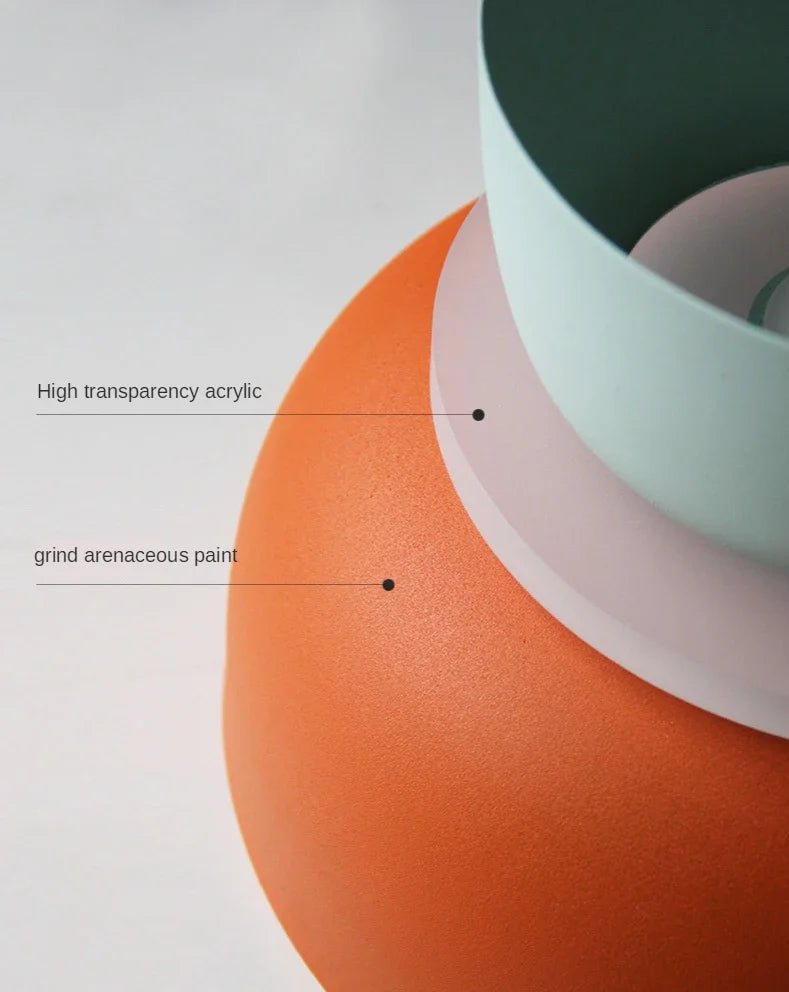 Suspension Luminaire Design Macaron Moderne LED Nordique — 3 Tailles