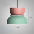 Suspension Luminaire Design Macaron Moderne LED Nordique — 3 Tailles