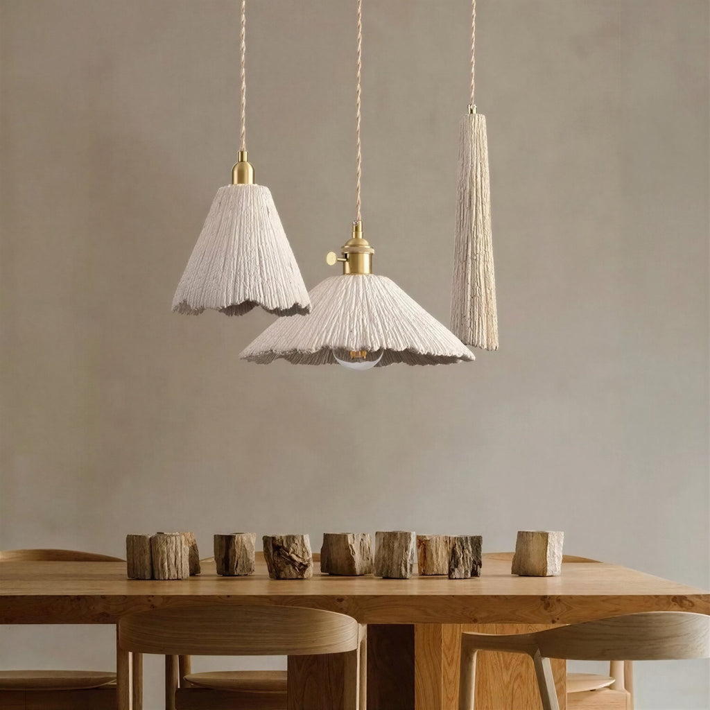 Suspension Luminaire Design Micro-Ciment 3D Style Scandinave LED