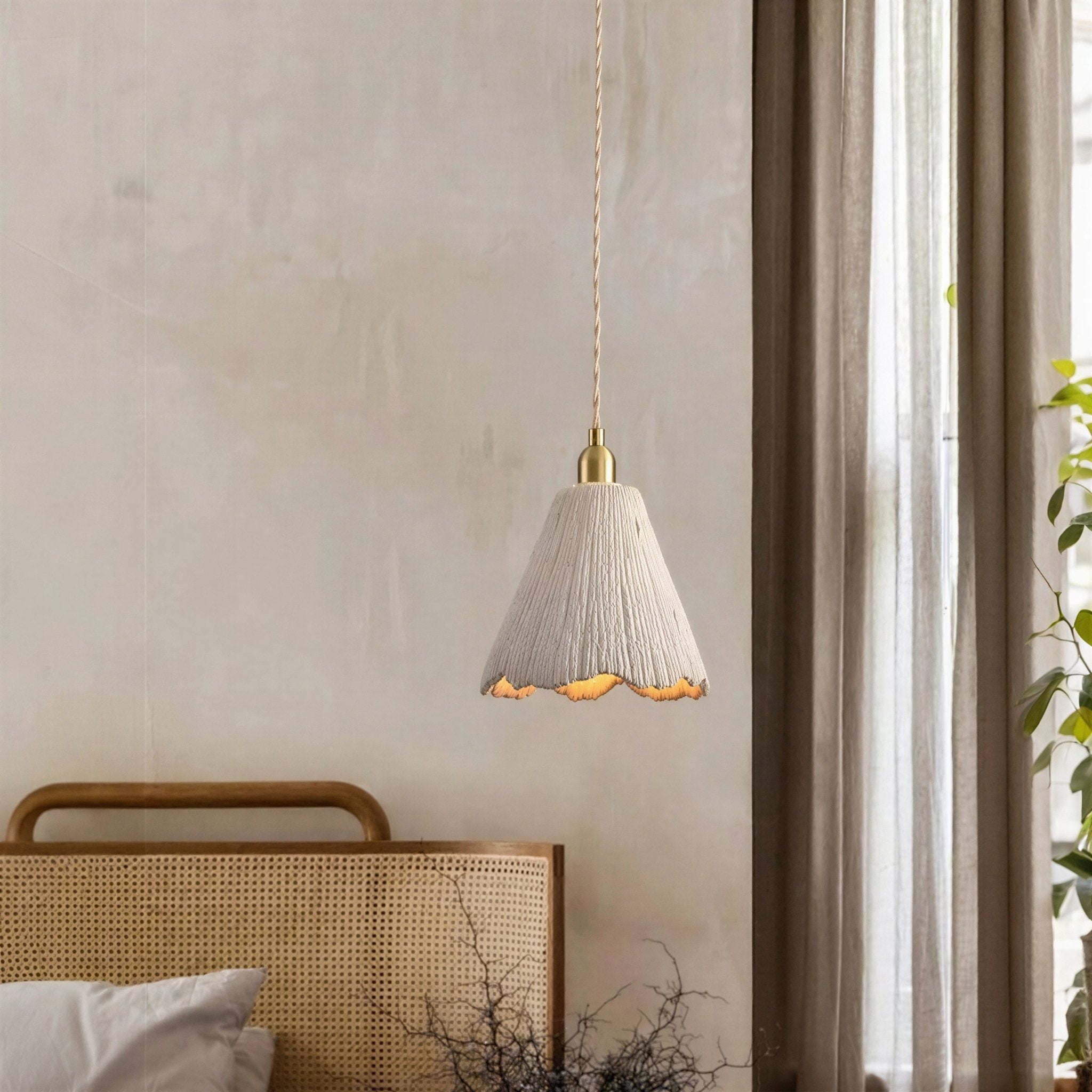 Suspension Luminaire Design Micro-Ciment 3D Style Scandinave LED