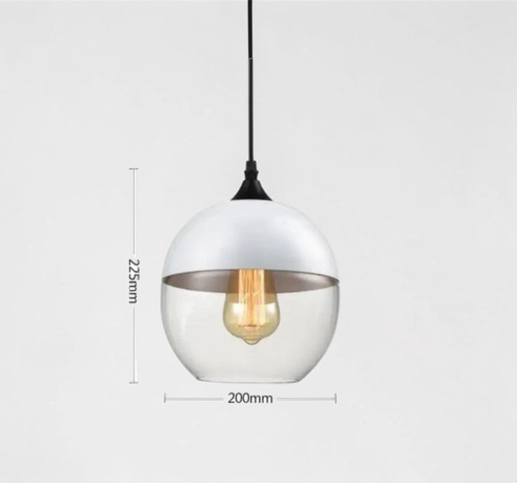 Luminaire Suspension Design Moderne Verre & Métal
