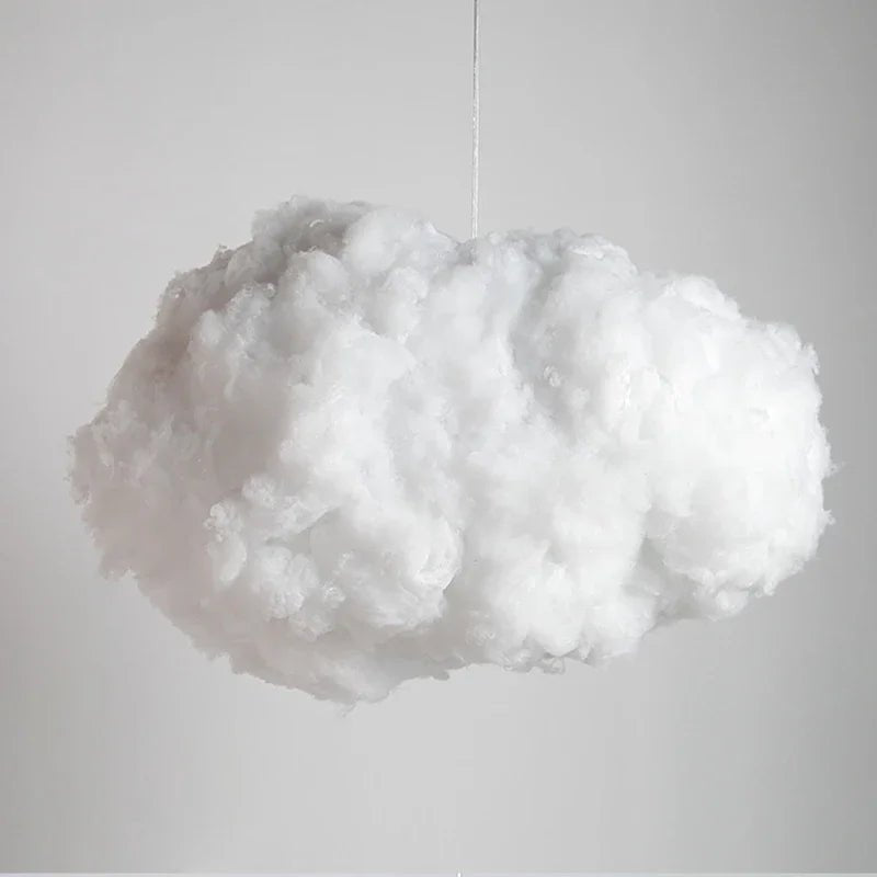 Suspension Luminaire Design Nuage LED Coton Blanc — 8 Tailles