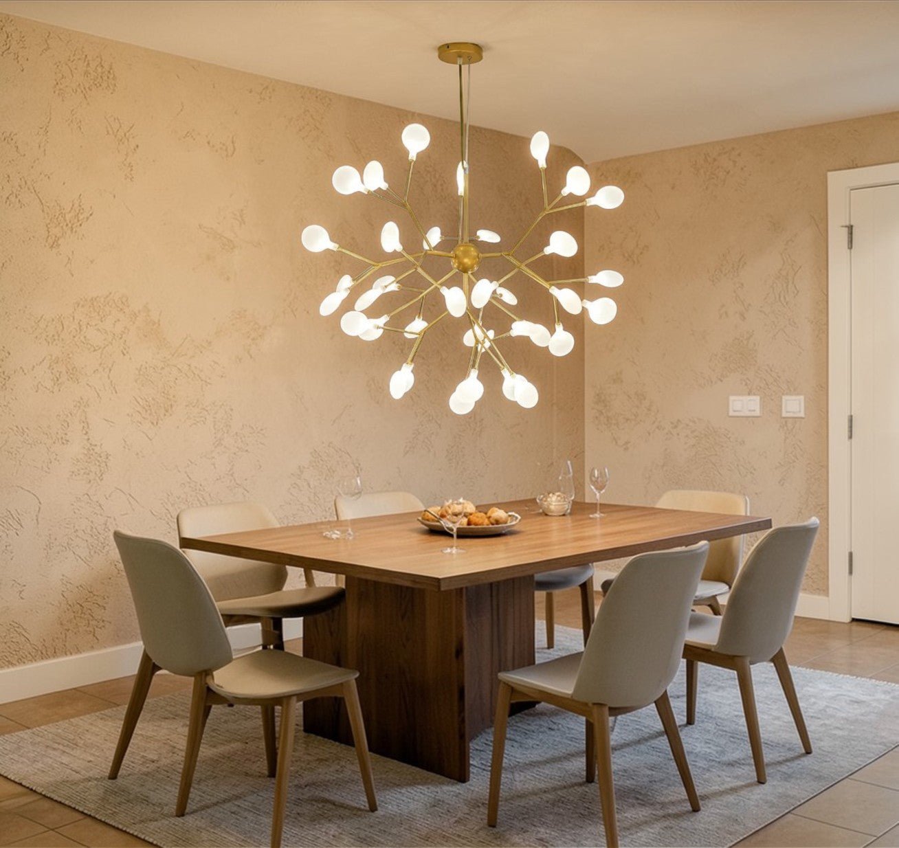 Luminaire Suspension Design Spoutnik Firefly LED — 27, 36 ou 45 Branches
