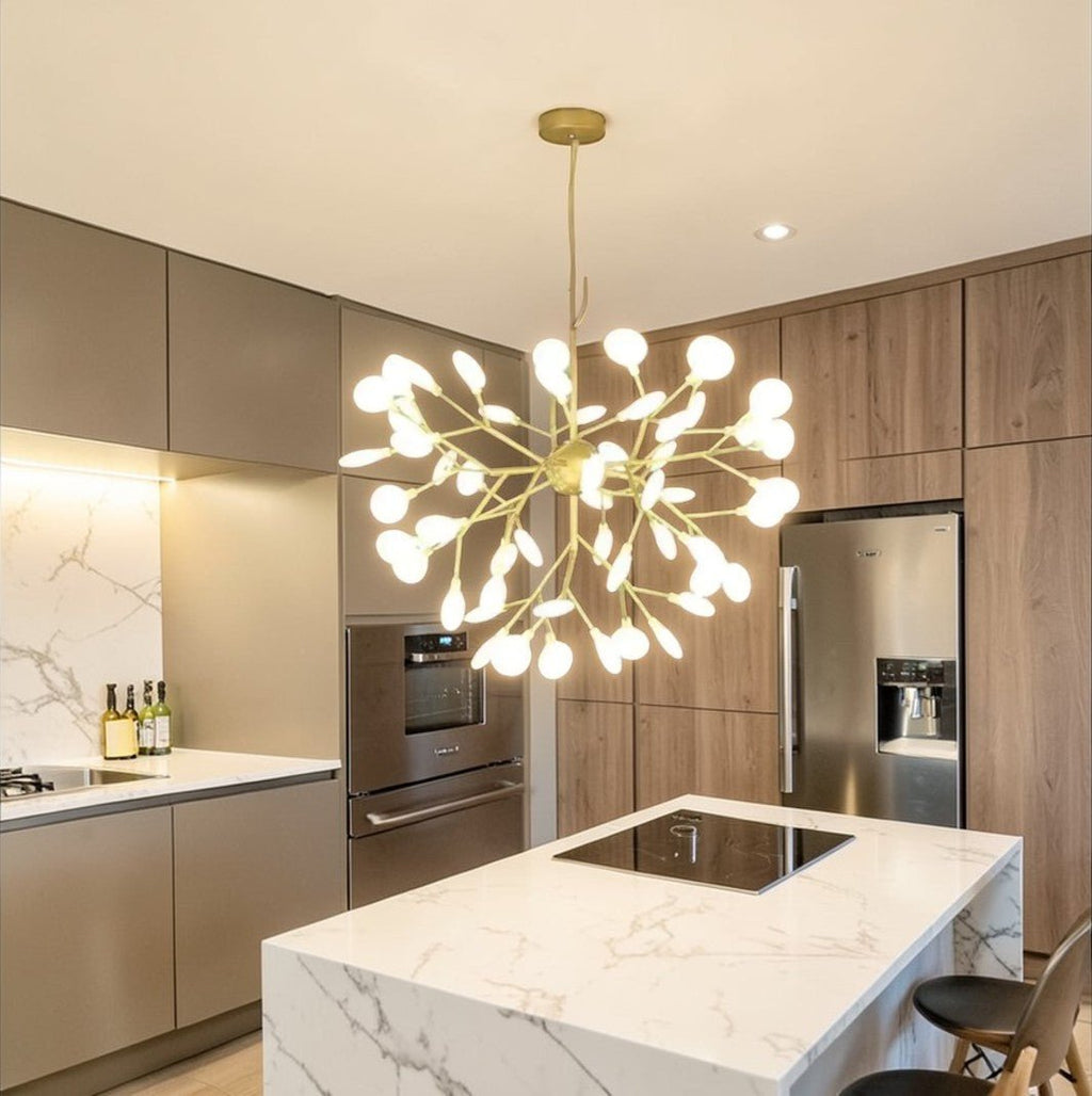 Luminaire Suspension Design Spoutnik Firefly LED — 27, 36 ou 45 Branches