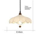 Suspension Luminaire Design Tissu Rétractable Art Déco Vintage