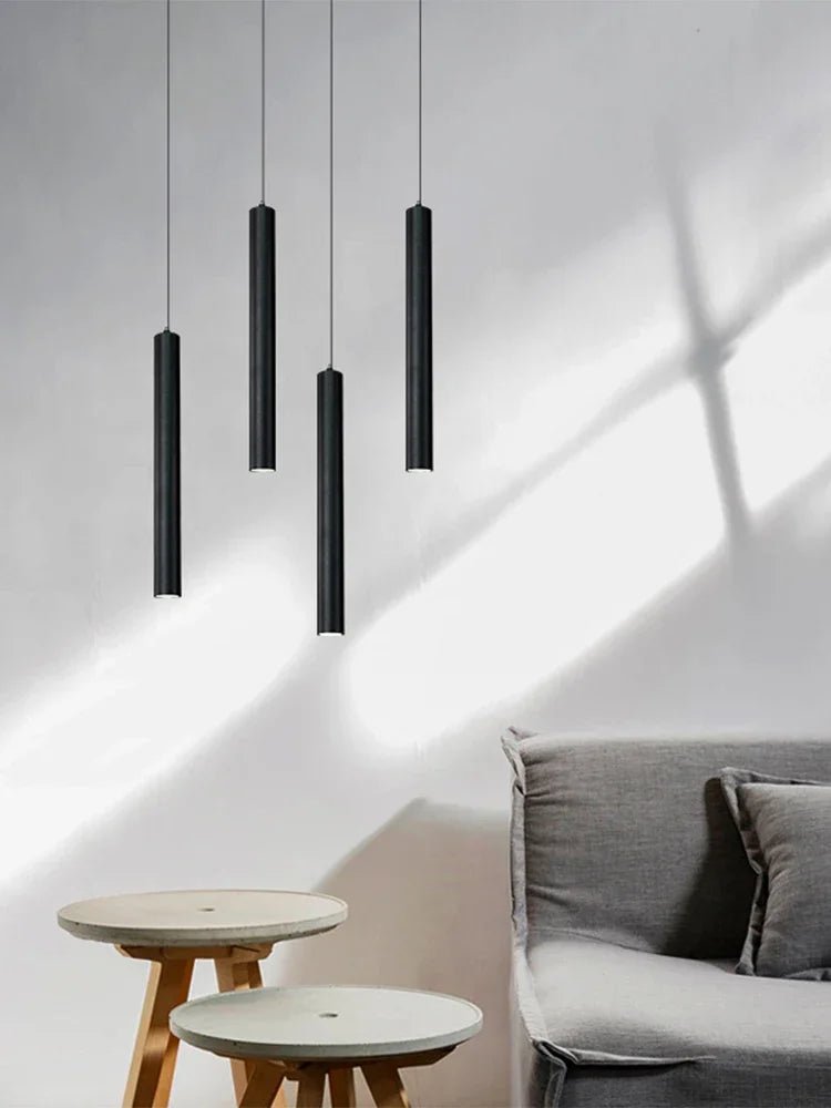 Luminaire Suspension Design Tubulaire LED Minimaliste Nordique