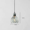 Luminaire Suspension Design Verre Rétro Moderne LED Minimaliste