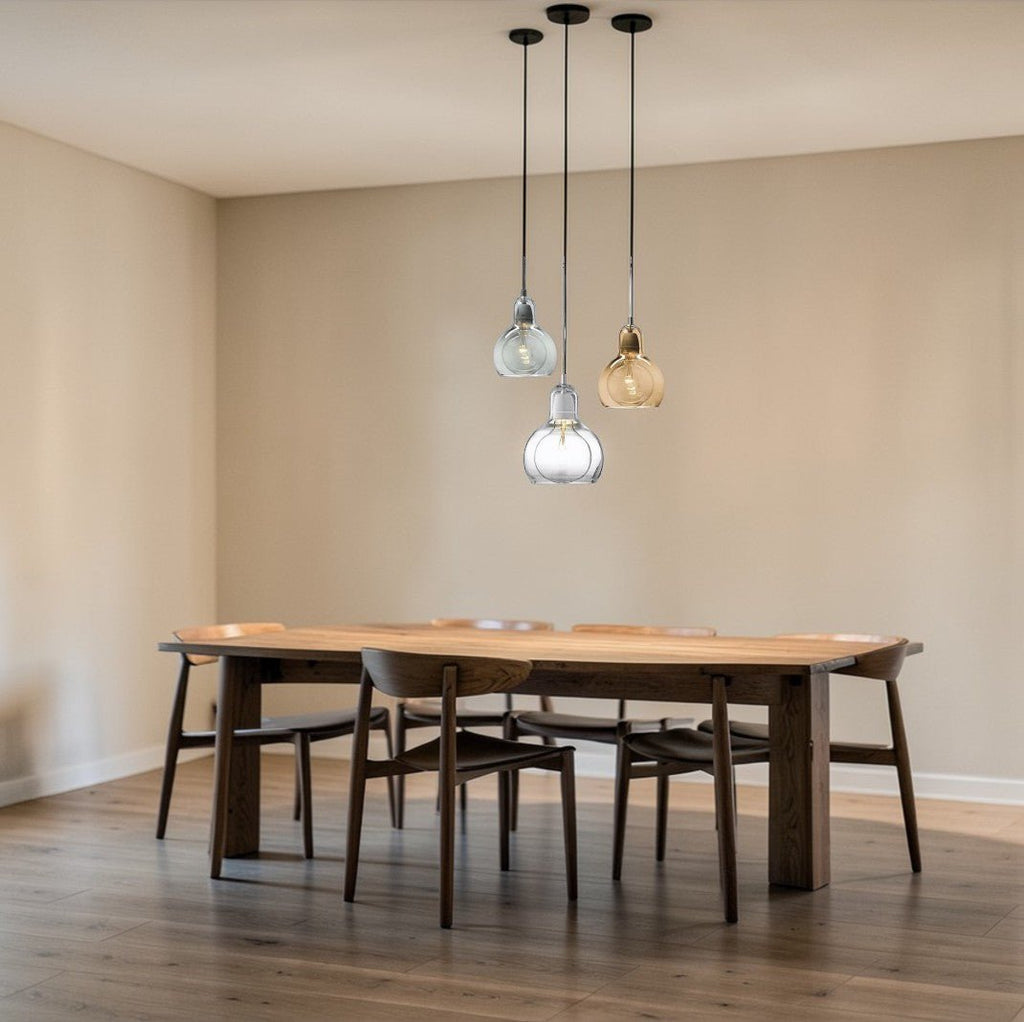 Luminaire Suspension Design Verre Rétro Moderne LED Minimaliste