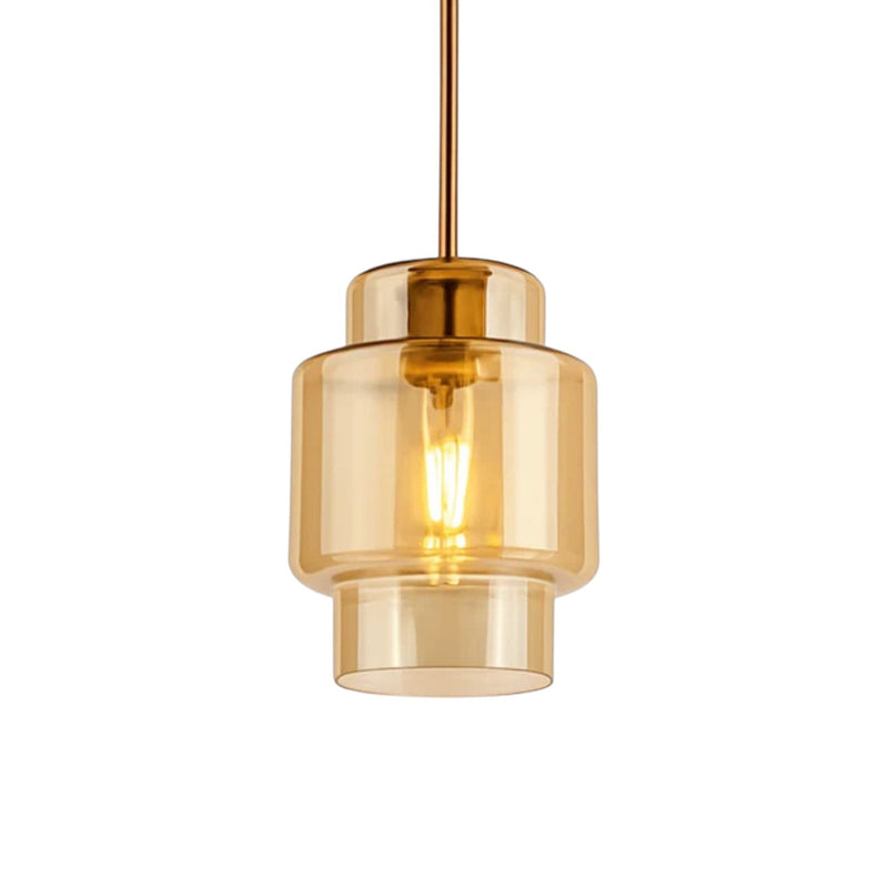 Suspension Luminaire Design Verre Soufflé Nordique — 4 Formes au Choix